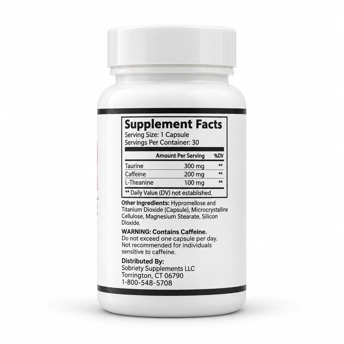 SOBER CAFFEINE Dietary Supplement